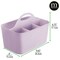 mDesign Plastic Storage Caddy Tote for Sewing & Craft Supplies, Small